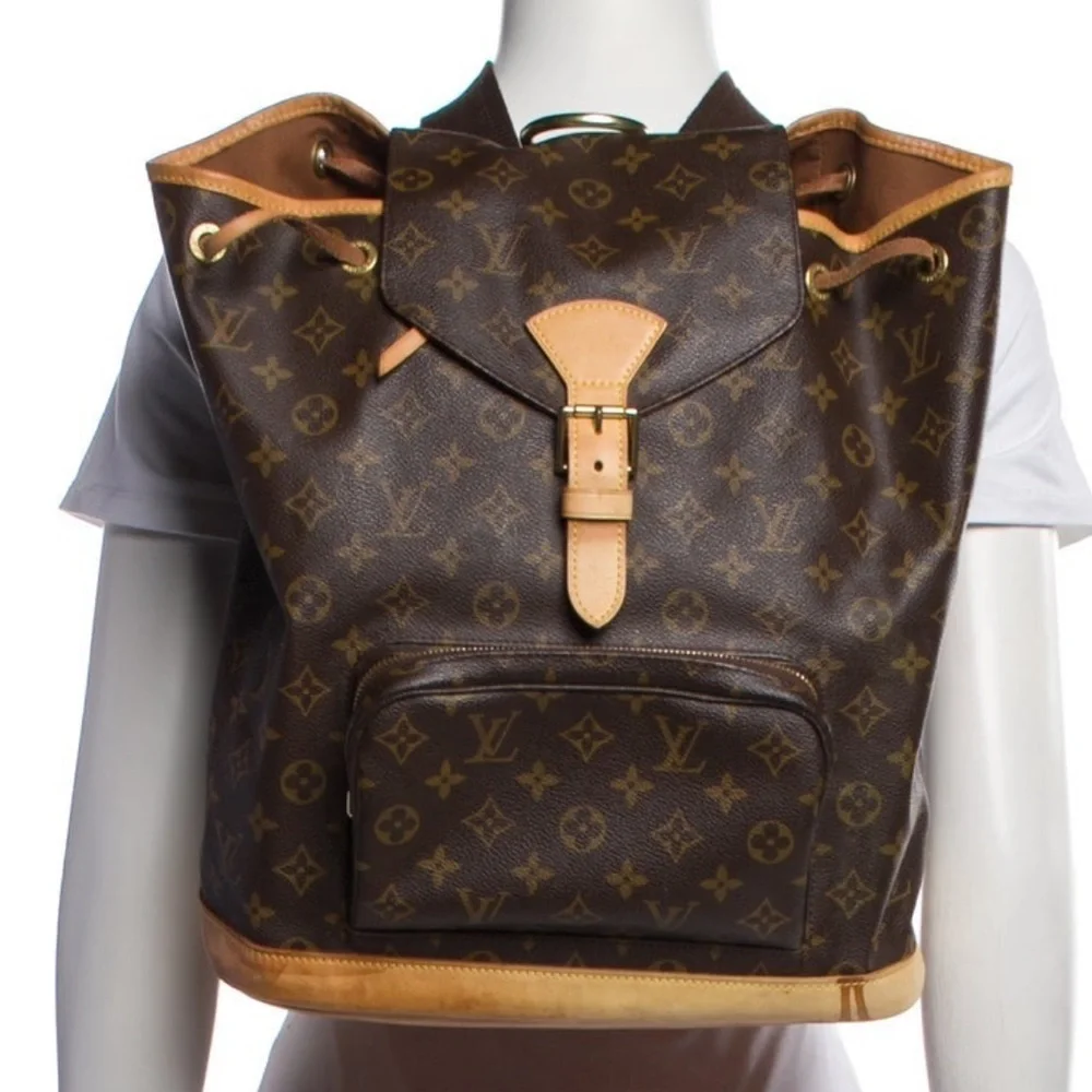 XL❤️Louis Vuitton Backpack VINTAGE MONOGRAM MONTSOURIS GM LV Backpack - Picture 4 of 17